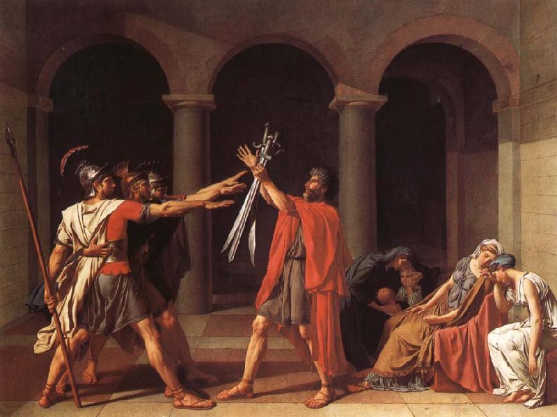 Jacques-Louis David The oath of the Horatii